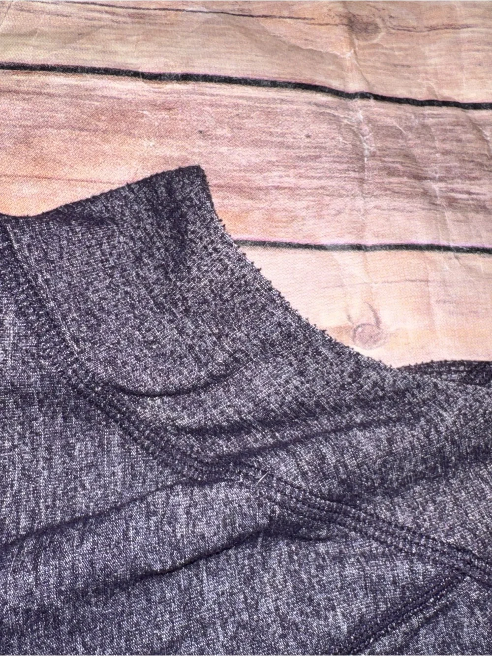 Lululemon Run Free Tank Heathered Black Swan